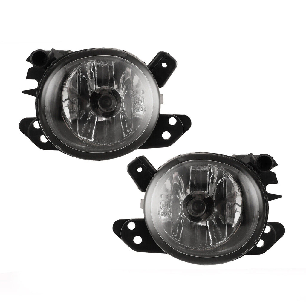 Clear Lens Fog Light Lamp Pair for Mercedes Benz