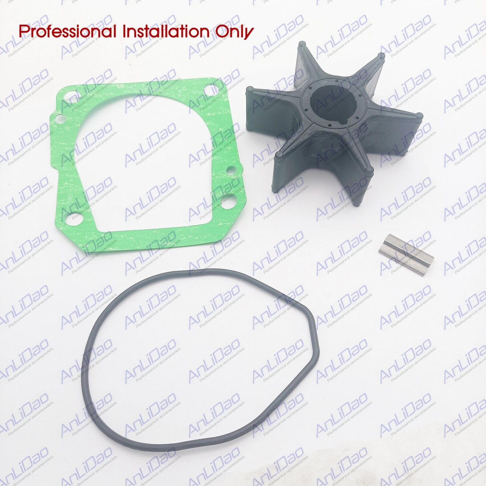 Water Pump Impeller Repair Kit for Honda Outboard (6192-ZY6-000, 18-3284)