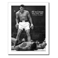 Vintage Replica Tin Metal Sign Muhammad Ali Fight Liston Boxing 1773