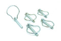 Set of 5 PEAR Linch Pins Ø 6mm x 44.5mm for Tractors