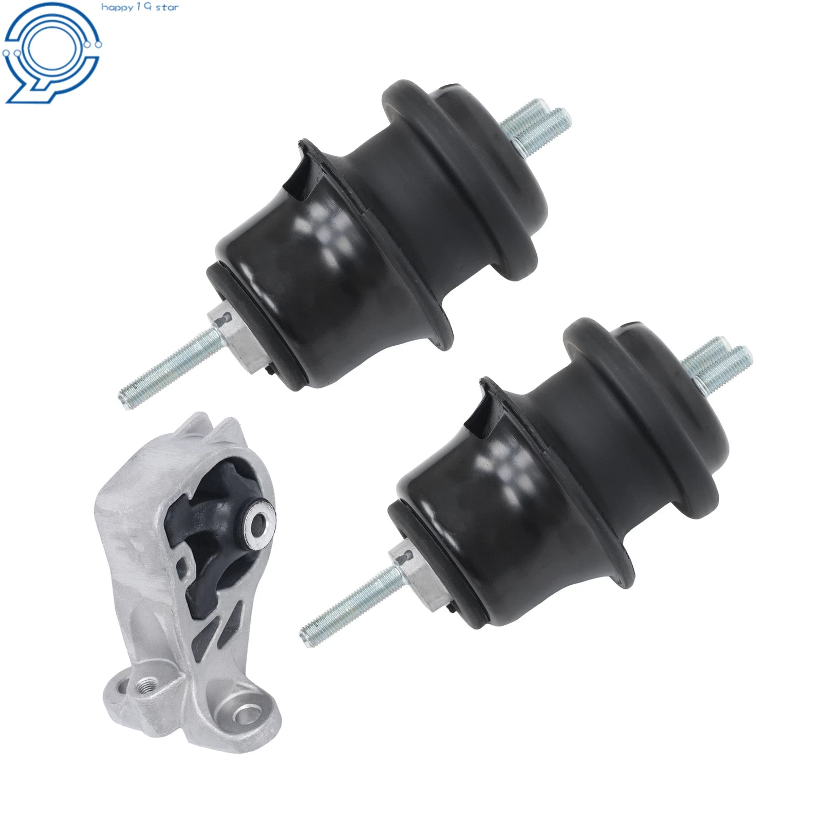 3X Front Engine Motor Mounts for Subaru Outback (2010–2012) 2.5L H6