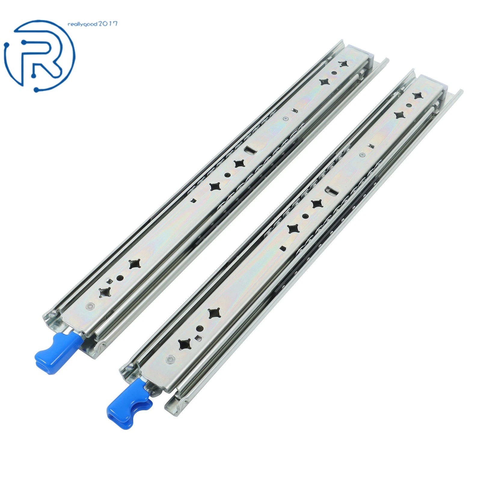 1 Pair Heavy Duty Drawer Slides for Universal Applications (16 Inch, 250 Lbs)