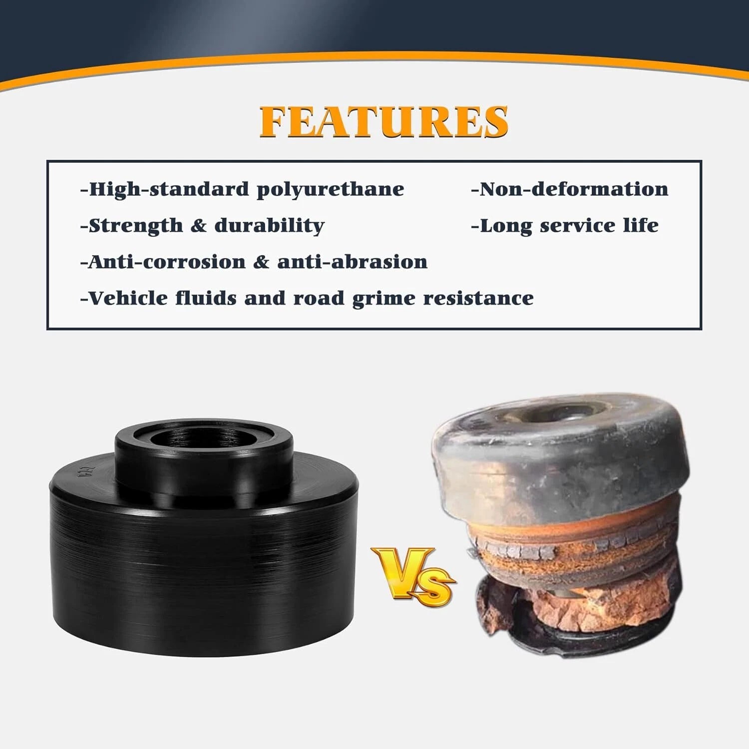 Body Cab Mount Bushing Kit 4.4123R for Ford F150 F250 F350 (1980–1998)
