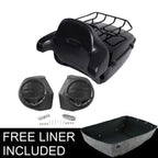 Trunk Pad Rack Speakers for Harley Touring Electra Road Glide (2014–2025)