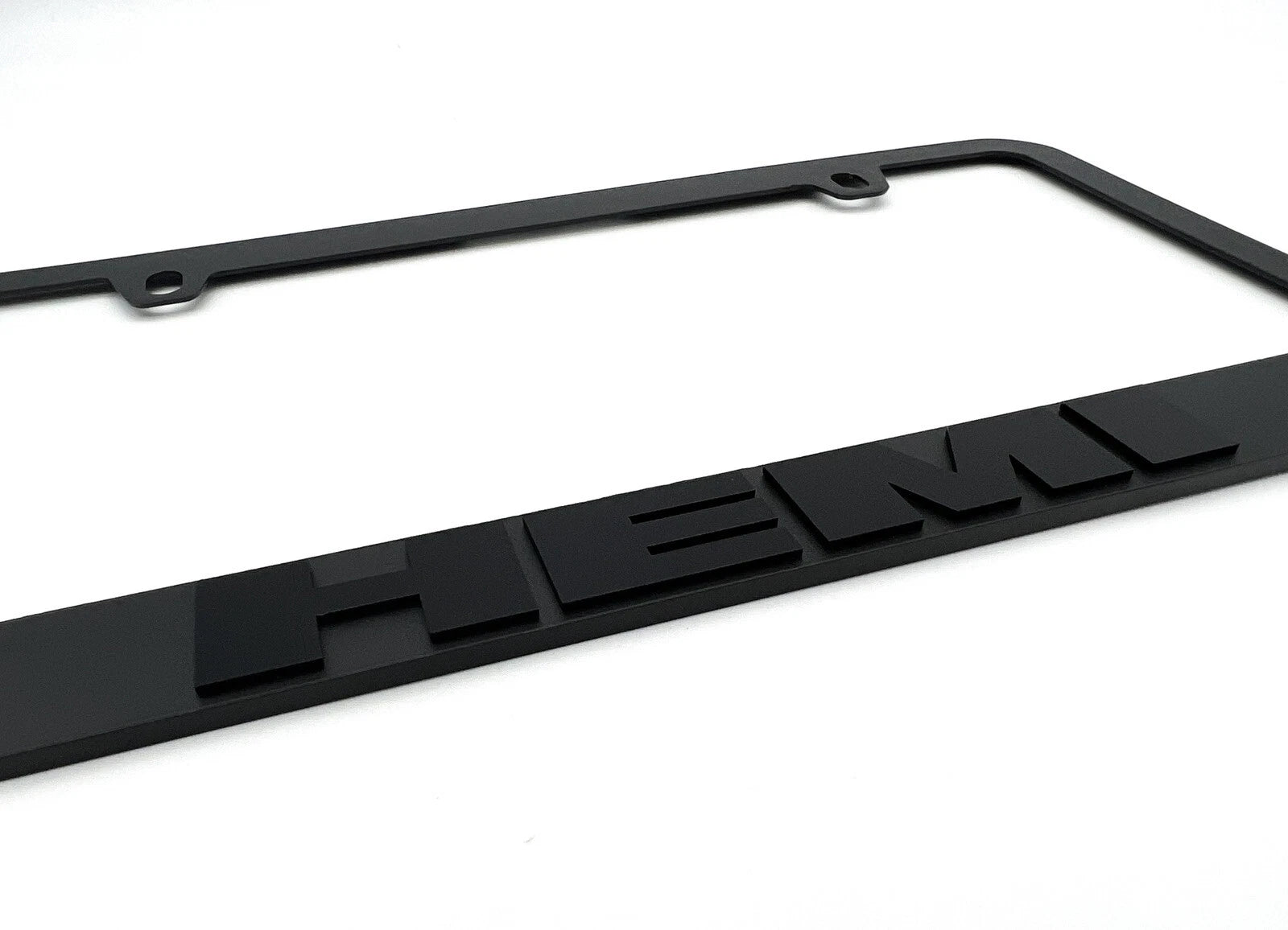 License Plate Frame Premium Matte Black for Dodge Charger Challenger (2006–2023)
