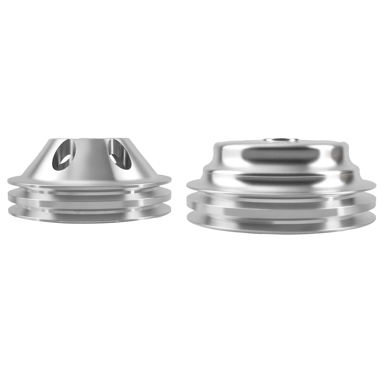 Double Groove Water Pump Crank Pulley for Chevy 265 283 305 327 350 (1955–1986)