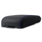Leather Console Armrest Cover for Chevrolet Colorado (1995–2005) Blue Stitch