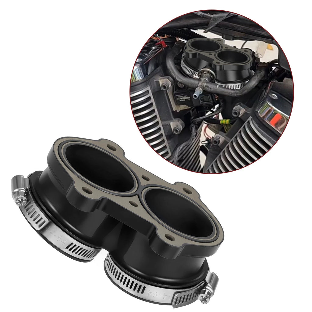 Throttle Body Adapter Boot for Polaris Victory Hammer Kingpin Vegas (2003–2017)