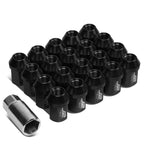 Set of 20 J2 7075 Forged Aluminum M12x1.5 Close-End Lug Nuts for Universal