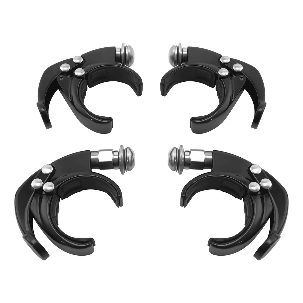 Set of 2 Windshield Clamps for Harley Low Rider ST Fat Bob RH1250S (2018–2025)