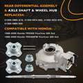 Rear Differential Axle Shaft Wheel Hub Set for Honda TRX300FW (1988–2000)