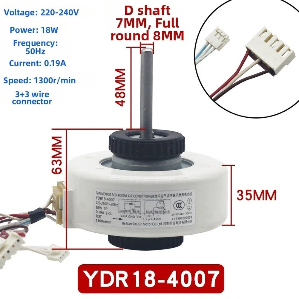 AC Motor YDR18-4007 for Sealed Air (220-240V, 18W, 1300rpm)