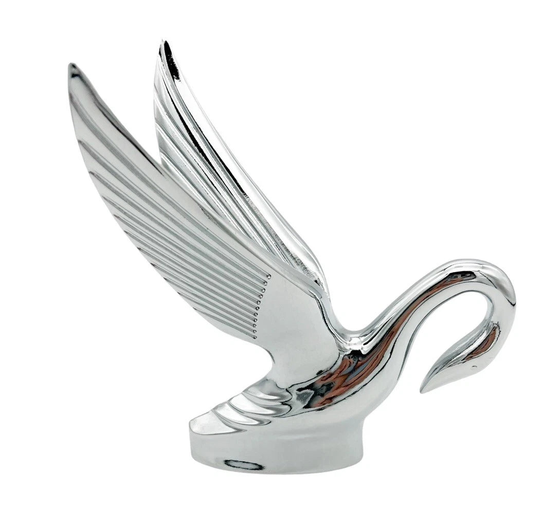 Hood Ornament Chrome Classic Swan for Peterbilt Kenworth Freightliner (—)