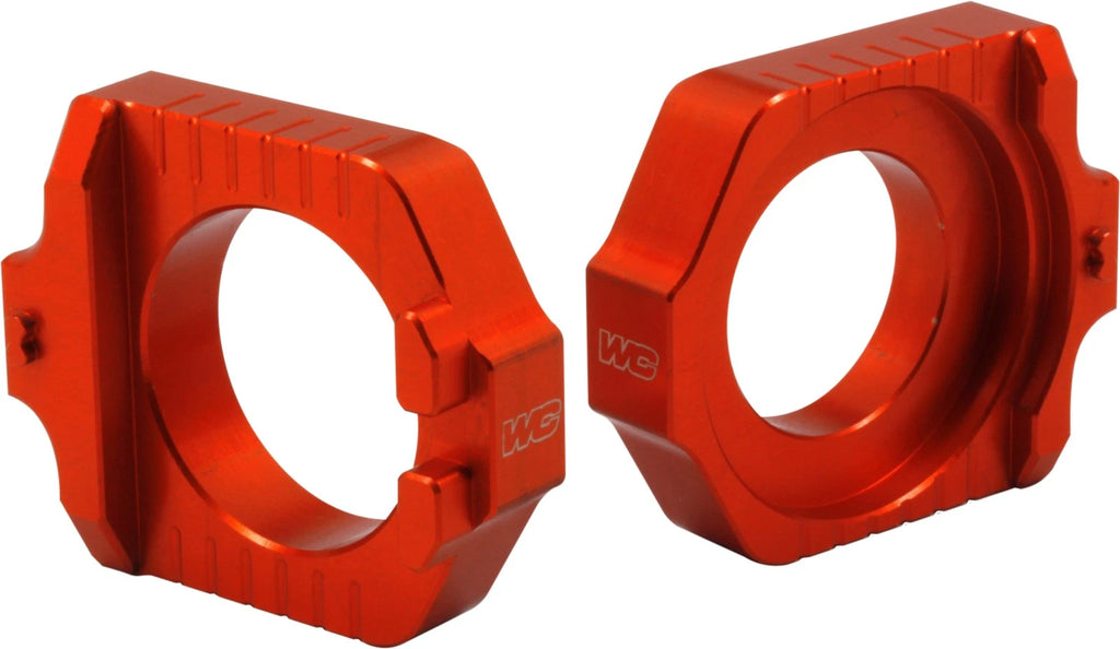 WORKS Elite Axle Block Kit for KTM Husqvarna Off-Road (2013–2017)
