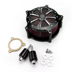 Air Cleaner Intake Filter for Harley Touring Electra Glide FLHT (2008–2016)