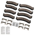 8pcs Ceramic Brake Pads Kit for Hummer H2 (2003–2009) GMC Sierra Yukon
