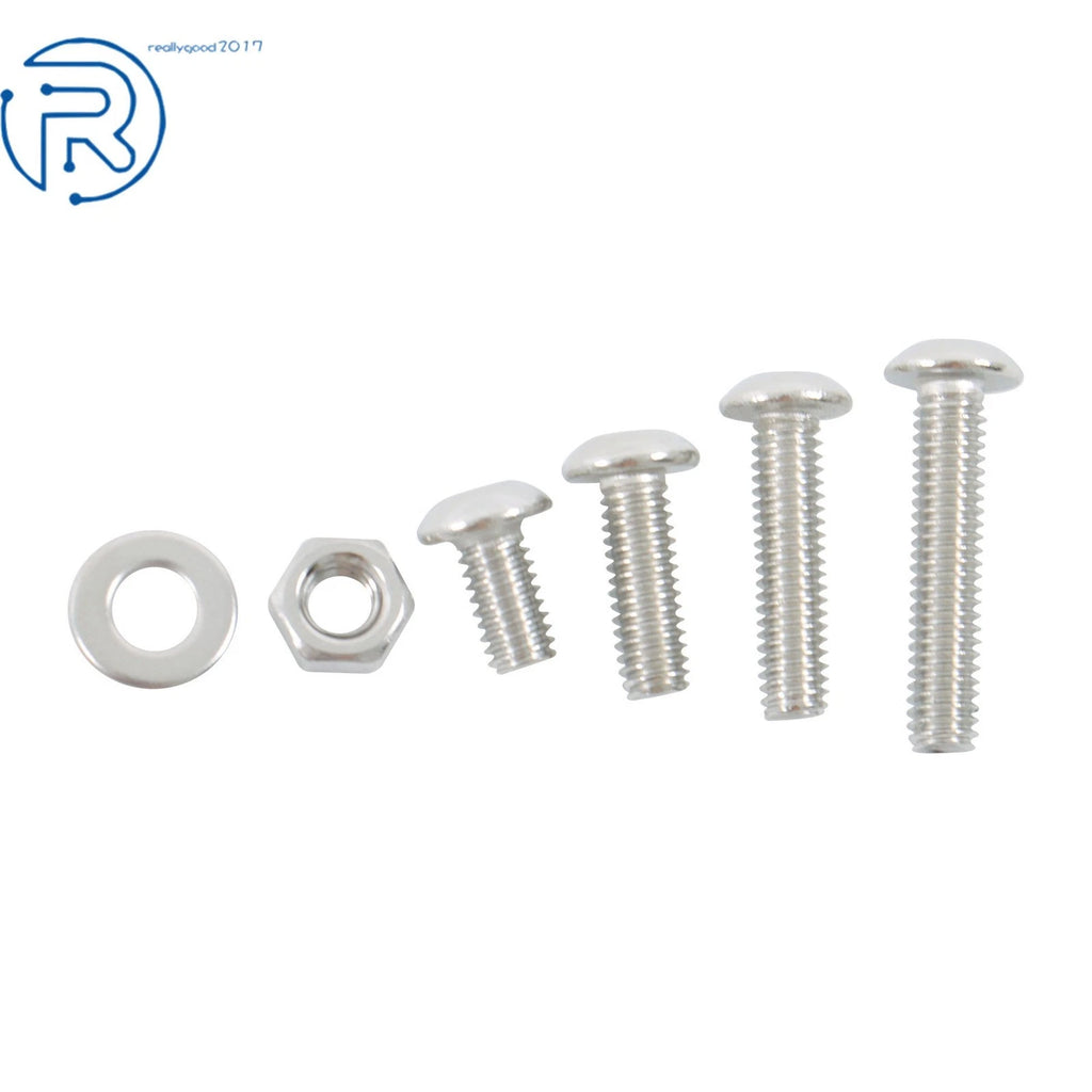 Set of 600 Stainless Steel Bolts and Nuts for Locks