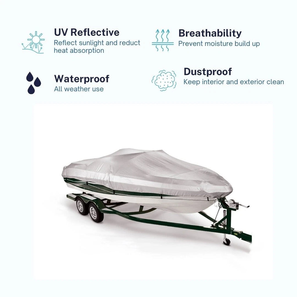 Waterproof Storage Boat Cover for V-Hull Runabouts (2020–2022)