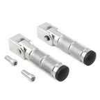 New 8mm Motorcycle Universal Folding Passenger Footpegs for Bicycle