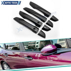 Carbon Style Door Handle Cover Trims for Honda Civic (2016–2021)