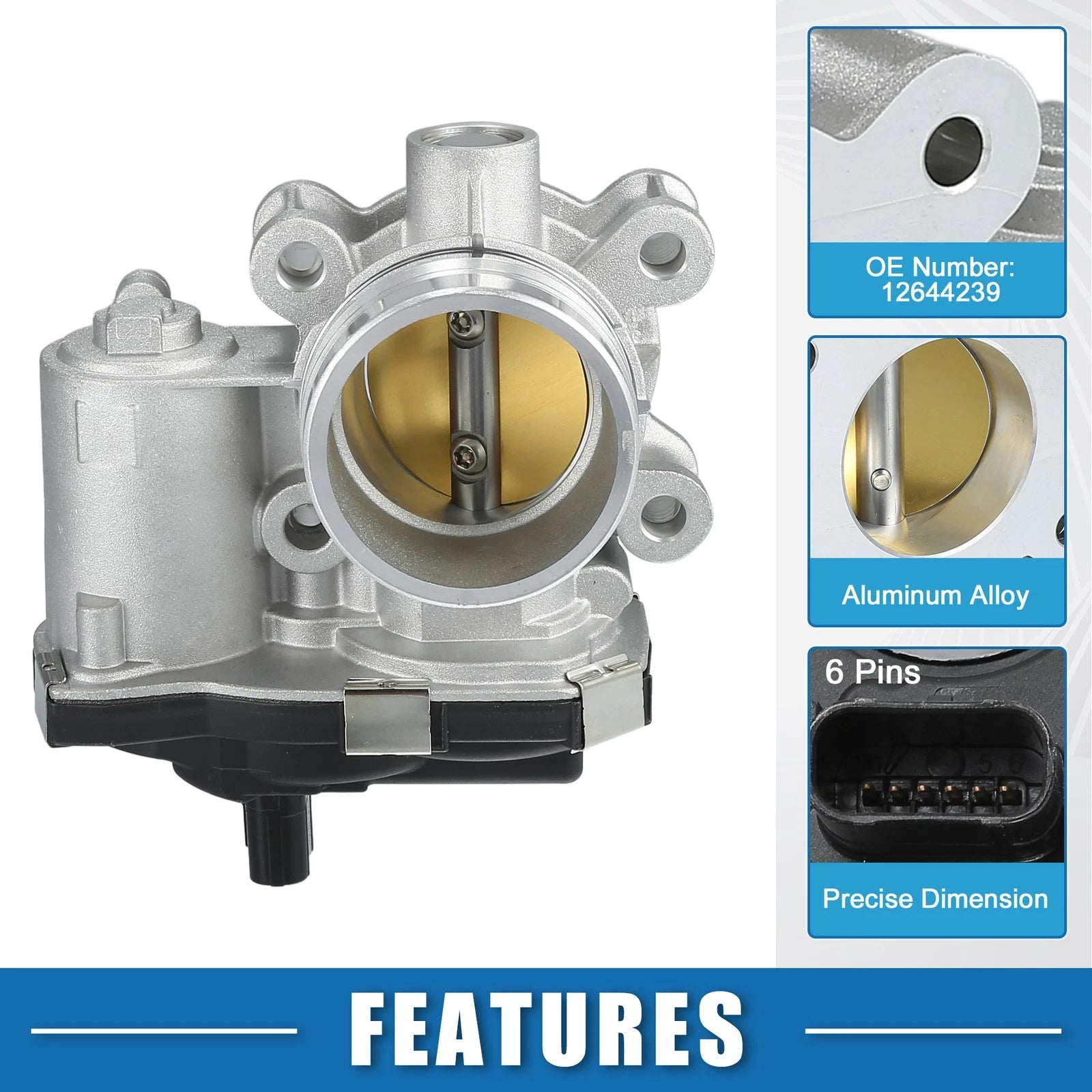 Throttle Body Actuator No.12644239 for Buick Encore 1.4L L4 (2016)