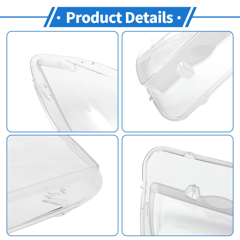 1 Pc Headlight Lens Cover for BMW X1 E84 (2010–2015) Clear