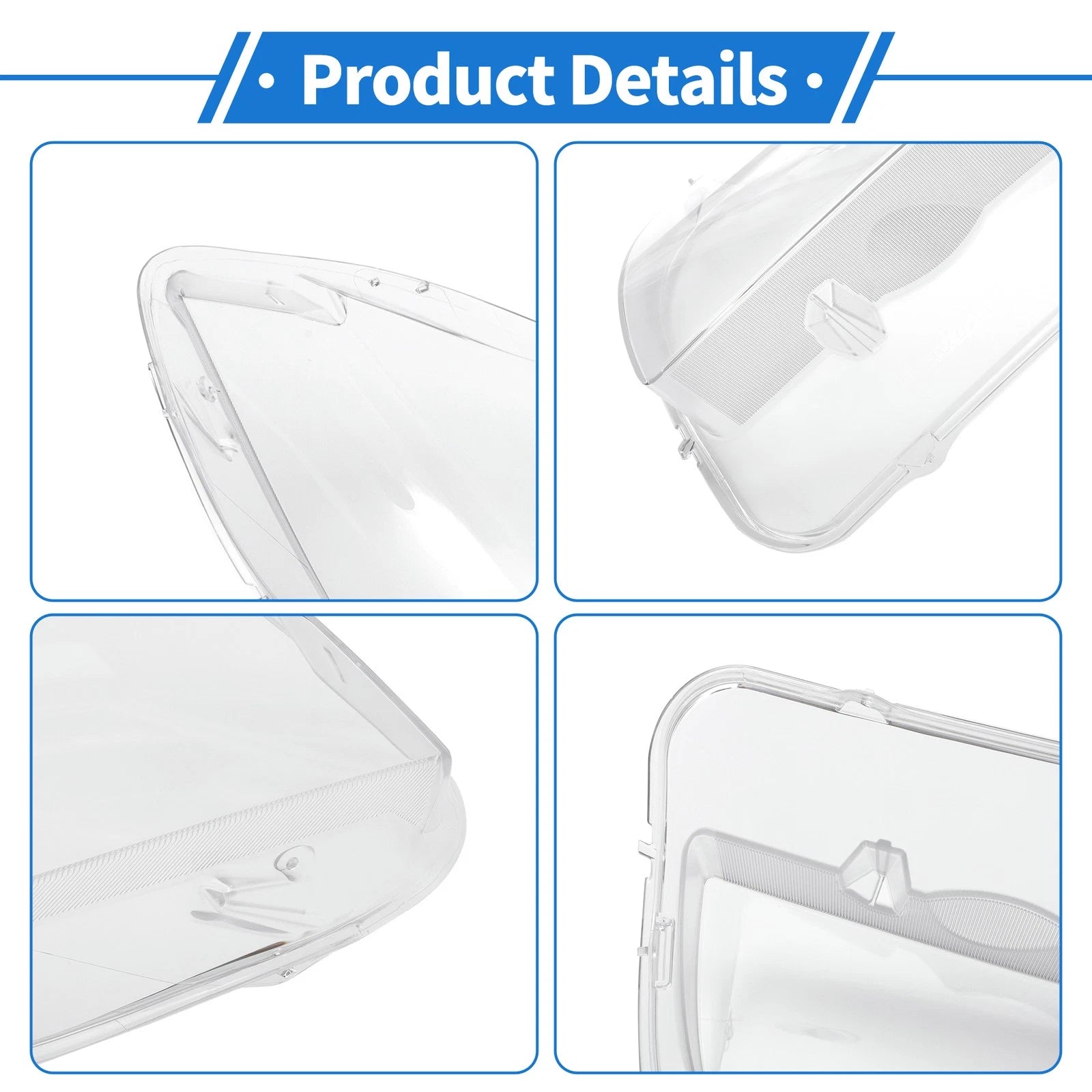 1 Pc Headlight Lens Cover for BMW X1 E84 (2010–2015) Clear
