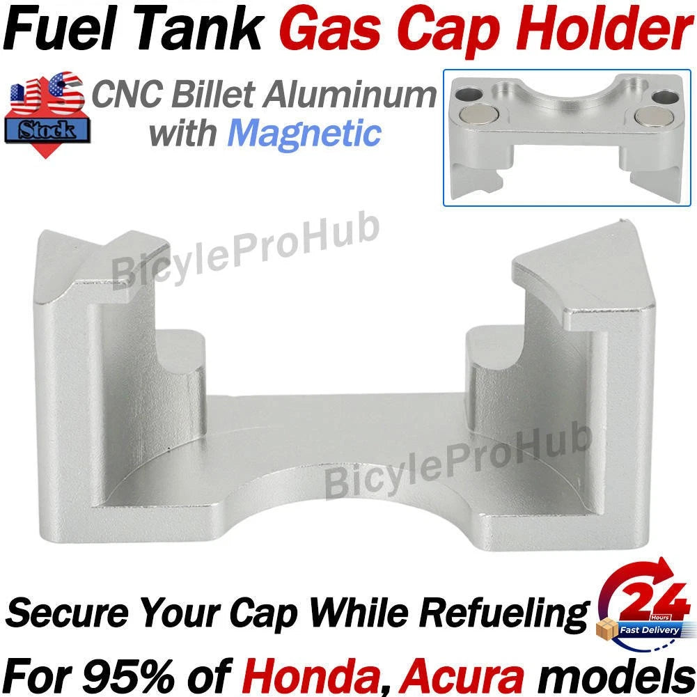 Billet Magnetic Gas Cap Holder for Honda Acura Civic Integra RSX (1992–2006)
