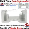 Billet Magnetic Gas Cap Holder for Honda Acura Civic Integra RSX (1992–2006)