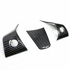 Carbon Fiber Interior Steering Wheel Trim for Tesla Model 3 (2017–2024)