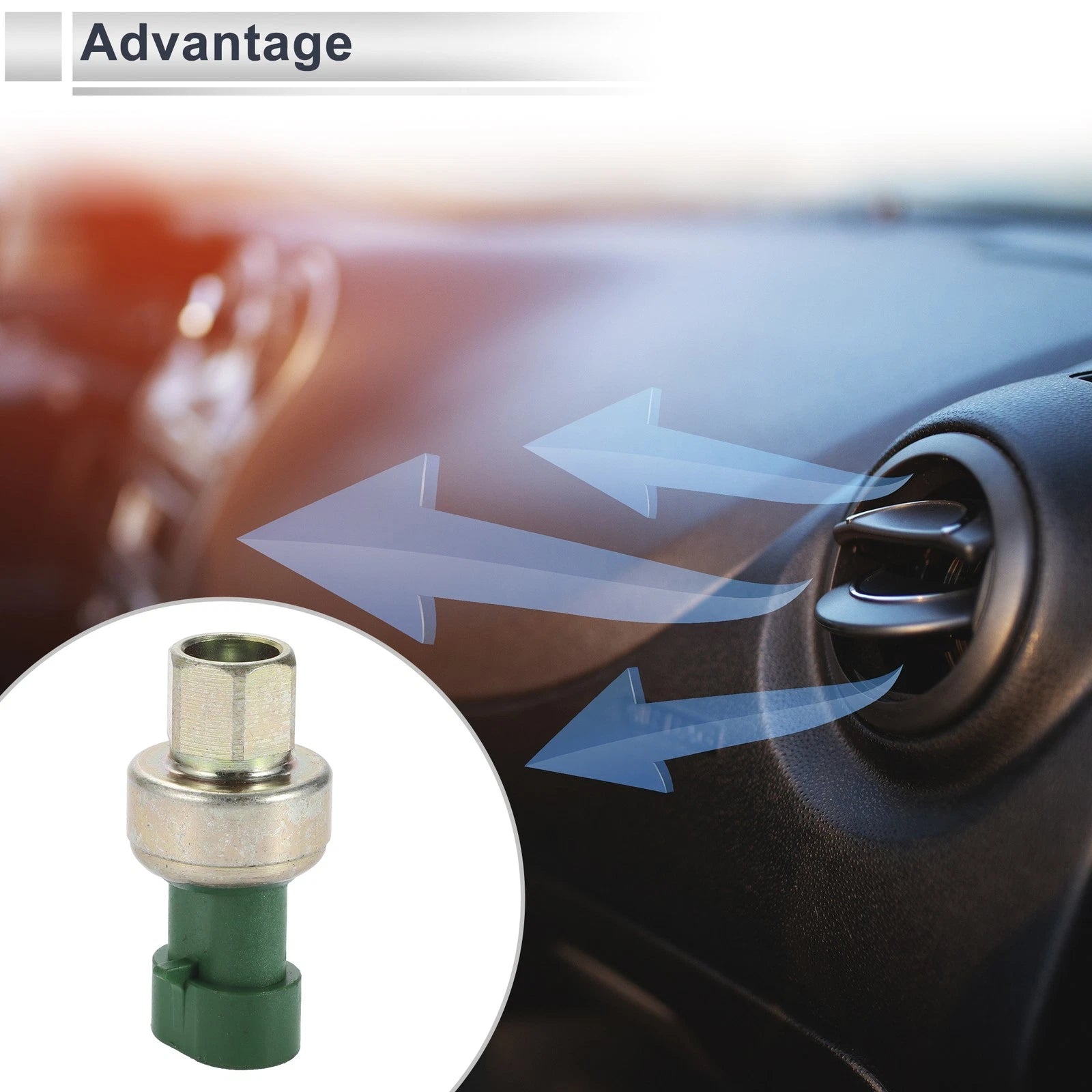 A/C Pressure Switch Sensor for Chevrolet Silverado 1500 (1999–2002) No. 15966454
