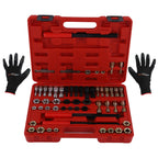 56Pcs Thread Restorer Kit Rethread Repair Tool Unc Unf & Metricthread Chaser Set