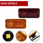 Set of 4 Side Marker Lights for Chevrolet GMC C/K Pickup Trucks (1968–1972)