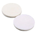 Set of 2 80mm Wool Felt Buffing Pads for Automotive Refinishing