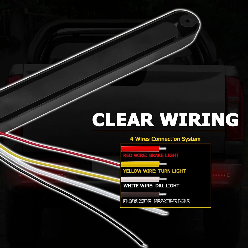2X LED Sequential Light Bar for Truck