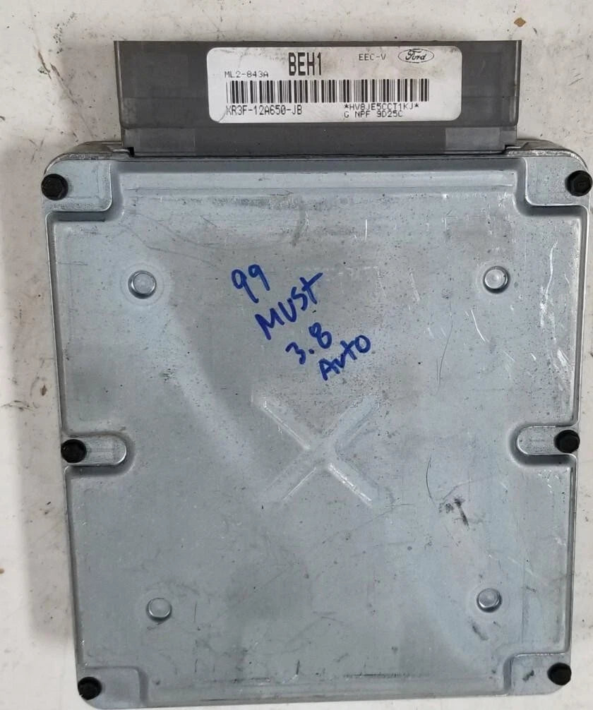 Engine Computer PCM ECM EEC-V for Ford Mustang 3.8L (1999–2000) XR3F-12A650-JB BEH1