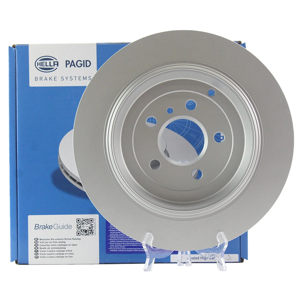 Hella Pagid 330mm Rear Coated Disc Brake Rotor for Mercedes W164 X164 W251