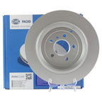 Hella Pagid 330mm Rear Coated Disc Brake Rotor for Mercedes W164 X164 W251