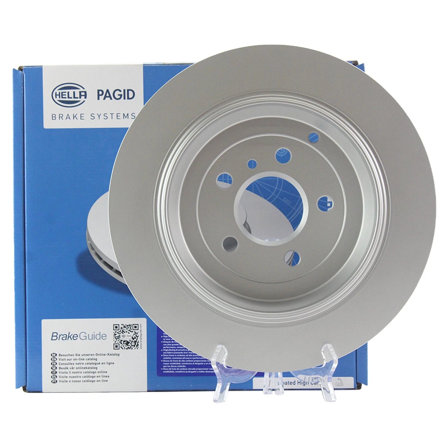 Hella Pagid 330mm Rear Coated Disc Brake Rotor for Mercedes W164 X164 W251