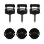 Black Hard Top Quick Release Bolts for Jeep Wrangler JK & Gladiator JT (2007-2018)