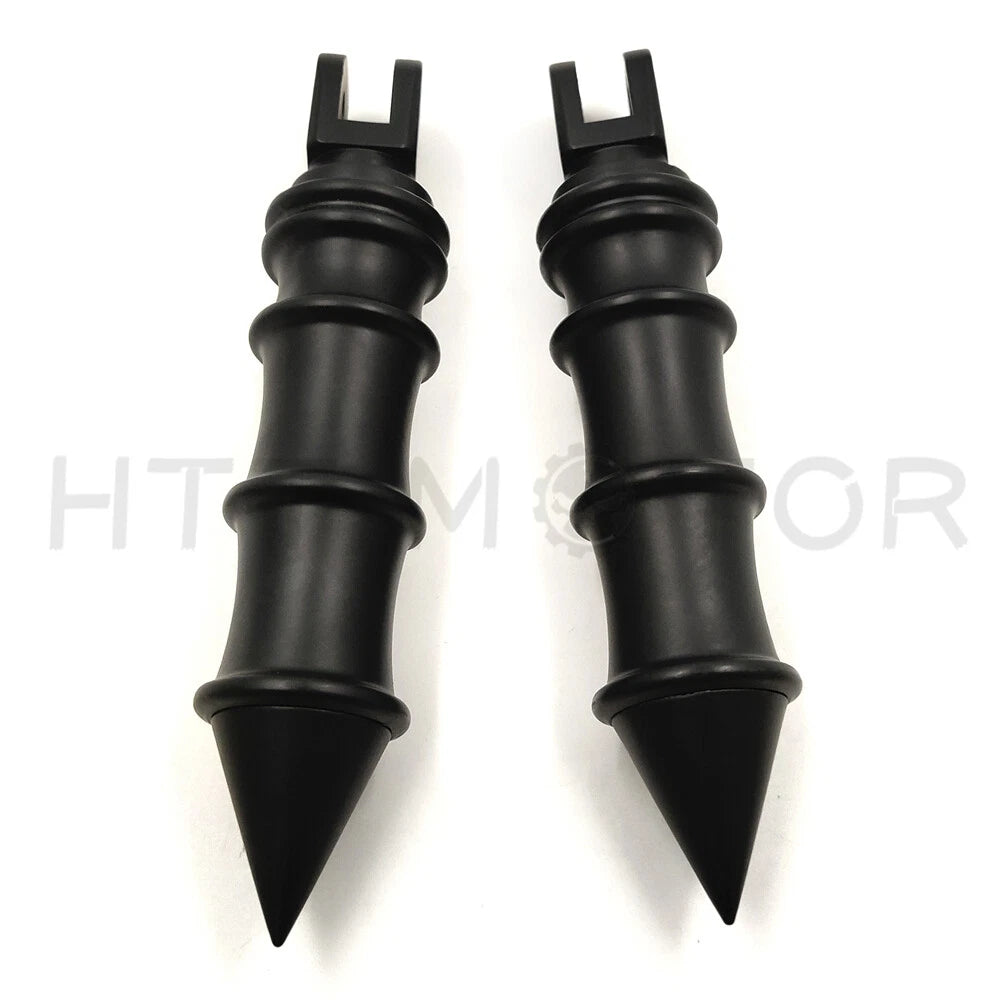 Spike Bamboo Footpegs Footrest for Harley FXBB FXBR FXBRS FXLR (2018–2023)