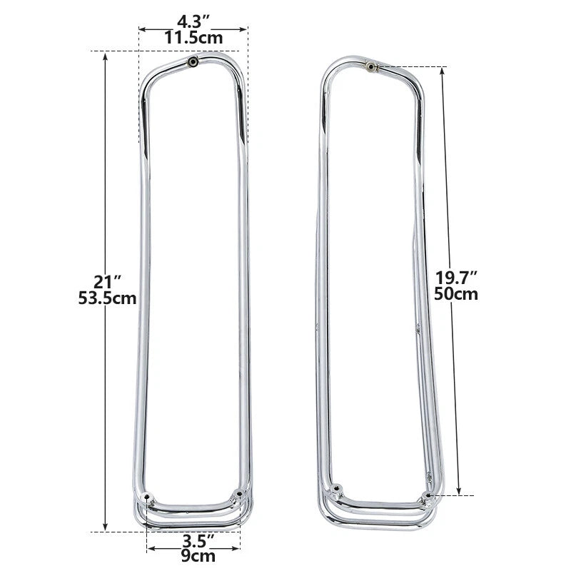 Saddlebag Lid Top Rails Trim Rack Guard for Harley Electra Road Glide (2014–2024)