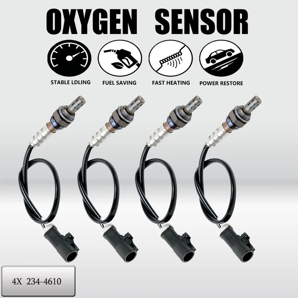 Set of 4 Oxygen O2 Sensors for Ford Mustang (1995–2010) 3.8L 4.0L 4.6L 5.0L