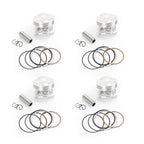 4X Piston Rings Pin Clips 49mm +0.50 for Honda CBR250RRL/RRN/RRR (1990–1994)