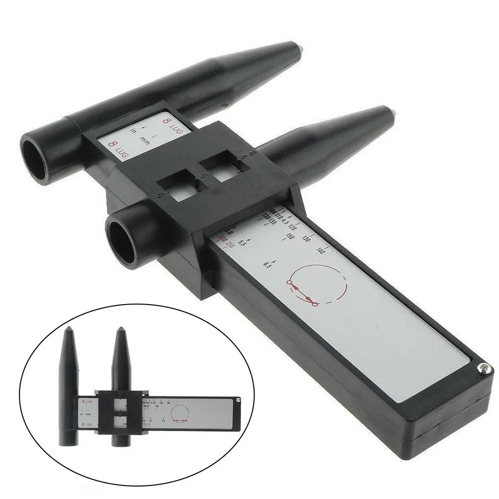 Wheel Pattern Gauge Tool Car PCD Ruler 4 5 6 8 Lug Automotive Tool