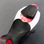 Black Driver Passenger Seat for Suzuki GSXR600 GSXR750 (2006–2007)