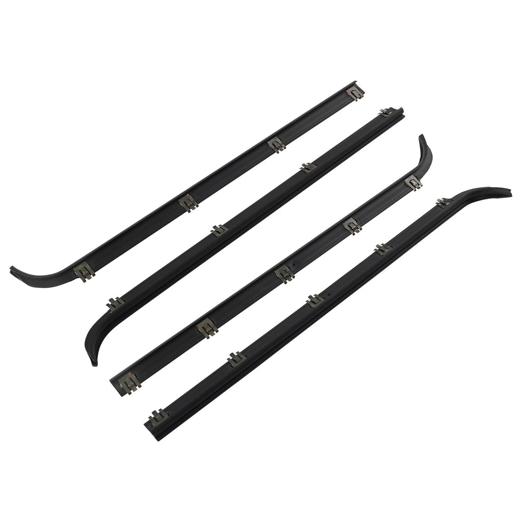 Set of 2 Door Window Seal Belt Weather Strips for Ford F150/F350/Bronco (1987–1997) E7TZ1521453A