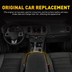 Center Console Leather Armrest Cover for Dodge Charger (2011–2022) Black