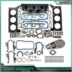 Full Gasket Set & Head Bolt Set & Timing Chain Kit for Dodge Caravan (2005–2007)