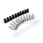 10X Windshield Bolts Screw Kit for Honda Suzuki Yamaha Kawasaki